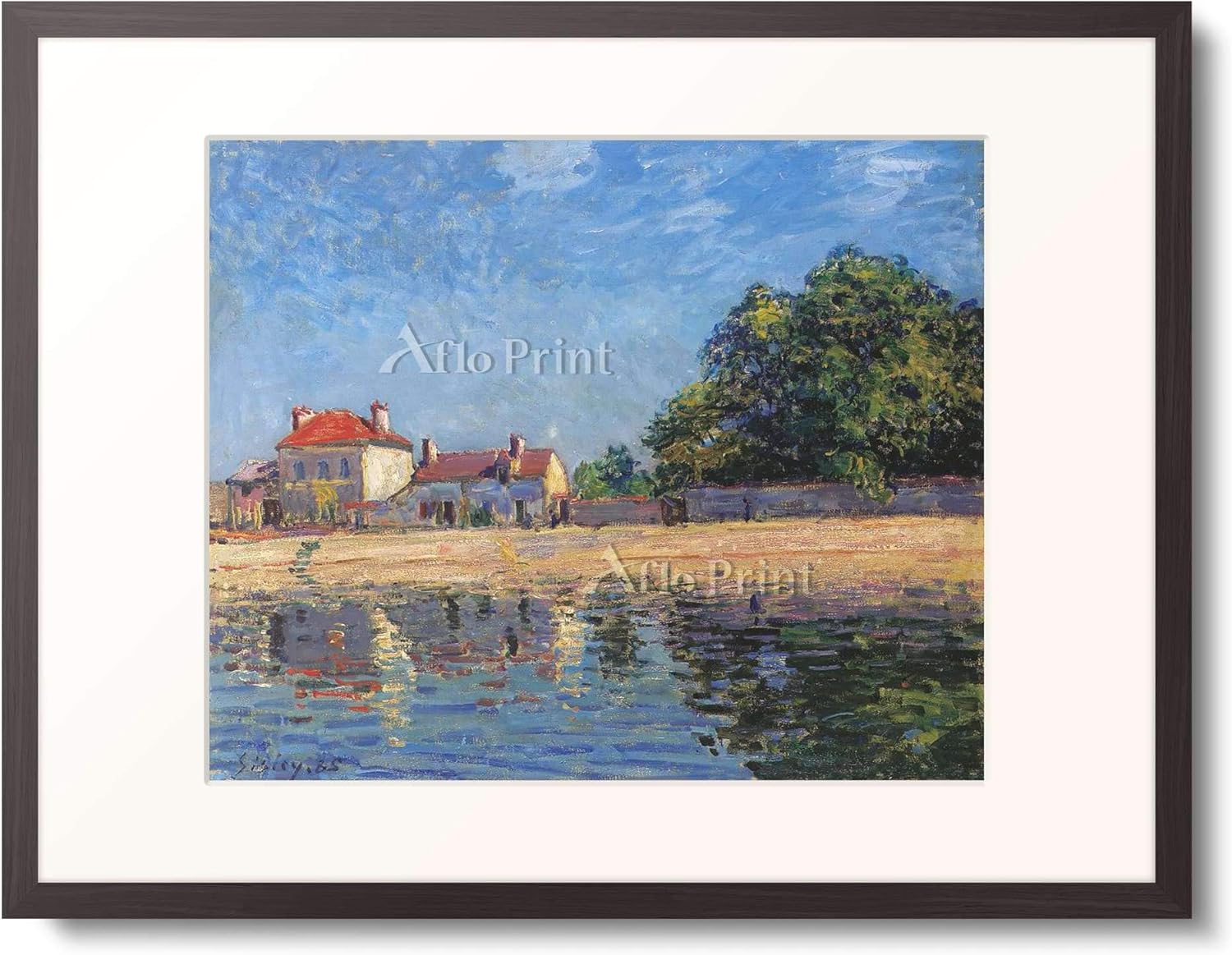 小絲 源太郎/雨後、版上サイン入、限定・高級額装用画より、希少 ara